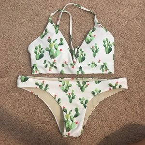 Super cute cactus bikini!